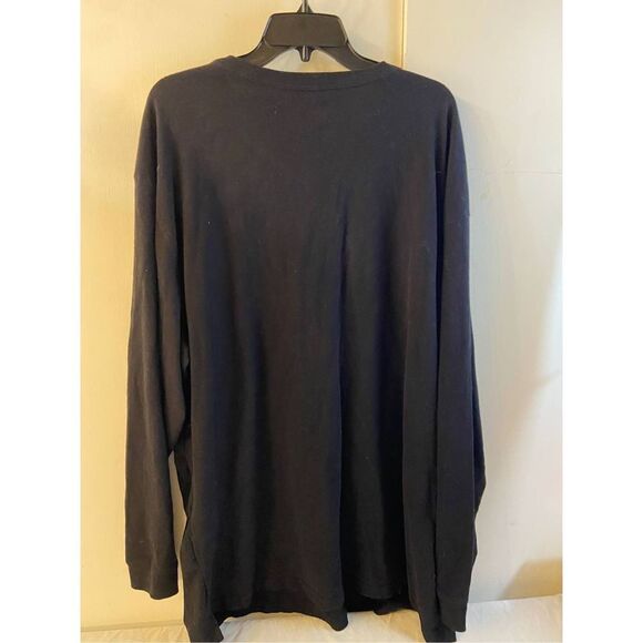 Foundry 3xl Henley black long sleeved button shirt - Picture 2 of 6